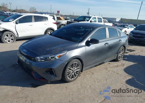 2022 Kia Forte Gt-Line из США, поврежденный, VIN 3KPF54AD5NE489644